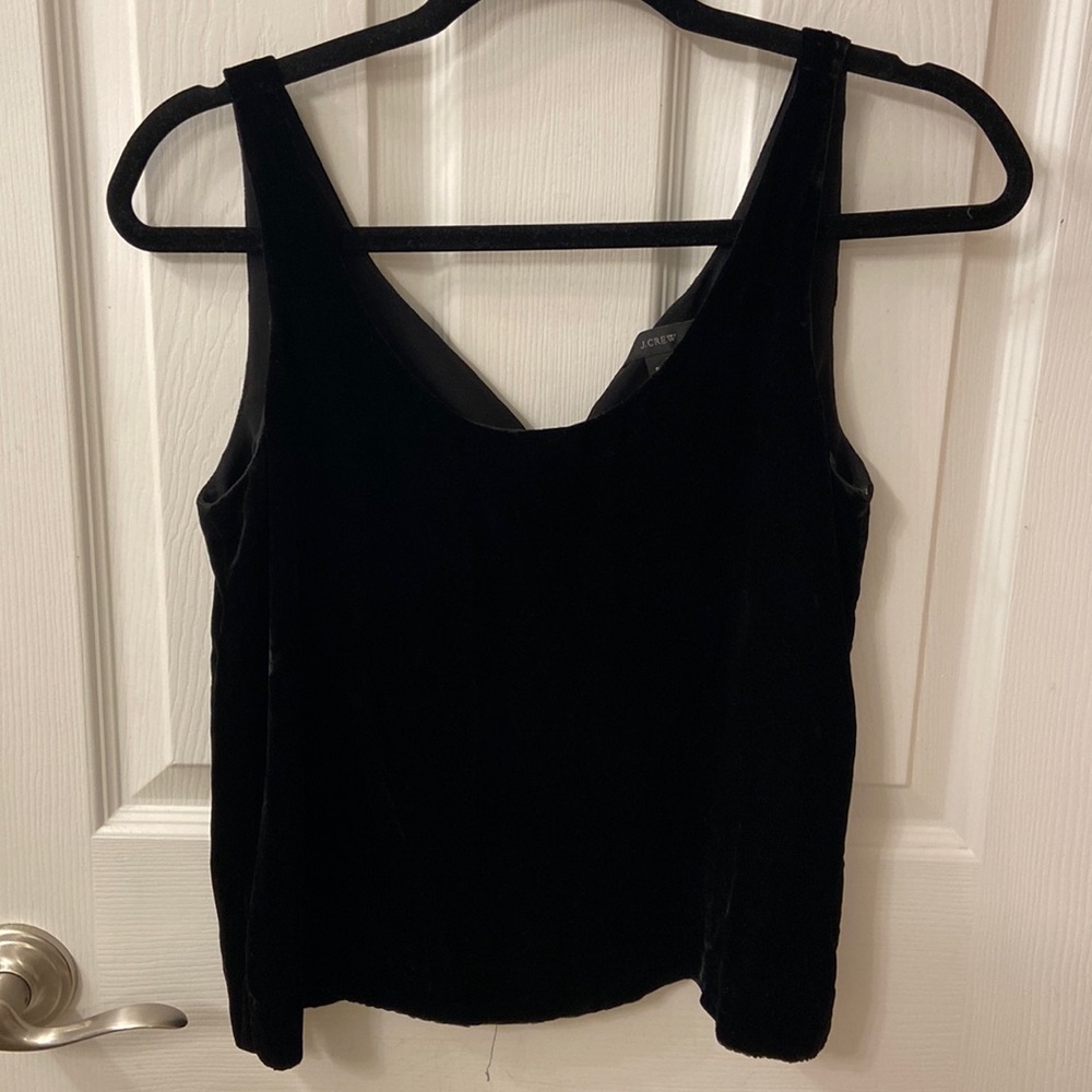 J. Crew velvet tank
